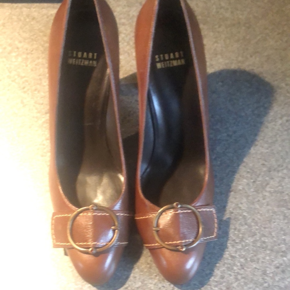 Stuart Weitzman leather heels